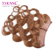 Moda Cor # 10 Brazilian Body Wave Flip na extensão do cabelo